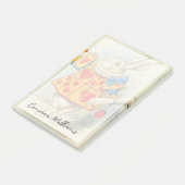 John Tenniel | Weißes Kaninchen Post-it Klebezettel (angewinkelt)