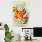 John Tenniel | Weißes Kaninchen Poster (Heimbüro)