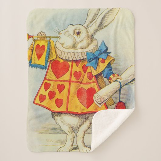 John Tenniel | Weißes Kaninchen Sherpadecke (Vorderseite)