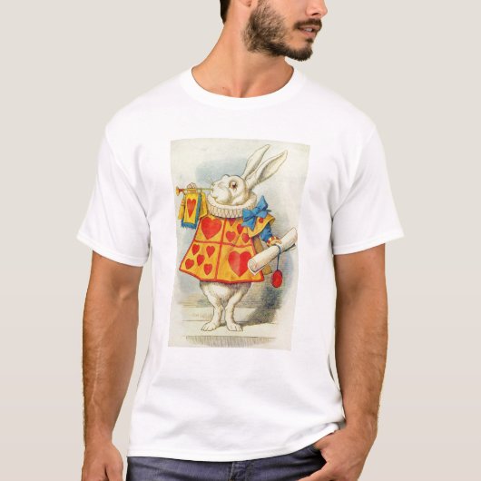 John Tenniel | Weißes Kaninchen T-Shirt (Vorderseite)