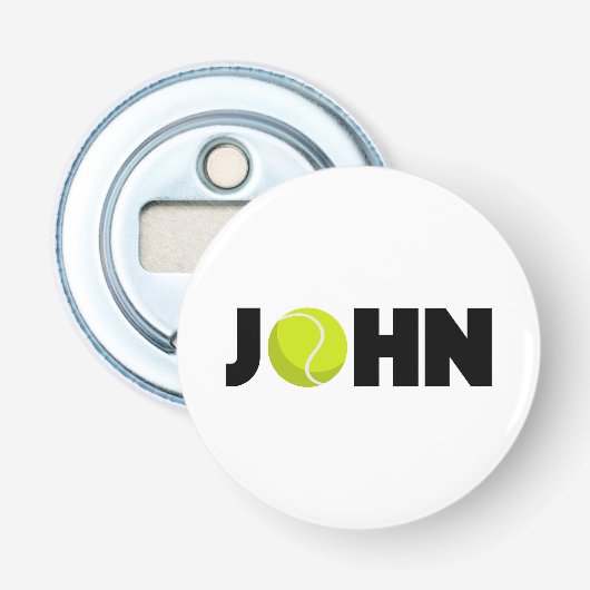 John Tennis Flaschenöffner (Vorderseite)