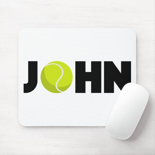 John Tennis Mousepad (Mit Mouse)