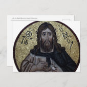 John the Baptist Byzantinisch-orthodoxe Mosaik-Sym Postkarte (Vorne/Hinten)