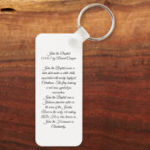 John the Baptist Schlüsselanhänger (Rückseite)