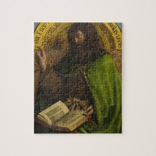 John the Baptist, The Gent Altarpiece von van Eyck Puzzle (Vertikal)