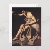 John the Baptist von Caravaggio Postcard Postkarte (Vorne/Hinten)