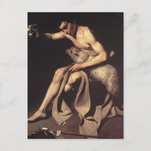 John the Baptist von Caravaggio Postcard Postkarte