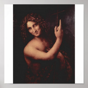 John the Baptist von Leonardo Da Vinci c. 1513-151 Poster