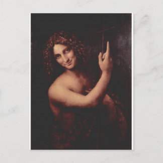John the Baptist von Leonardo Da Vinci c. 1513-151 Postkarte