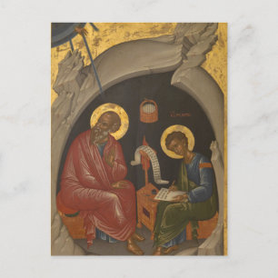 John the Evangelist Orthodox Christlich Icon Postkarte