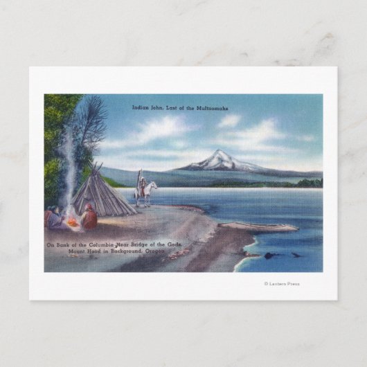 John the Last of the Multnomahs Postkarte (Vorderseite)