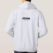 JOHN The Limited Edition Hoodie (Rückseite)