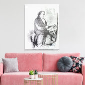 John Thomas Smith | Joseph Mallord William Turner Leinwanddruck (Insitu (Wohnzimmer))