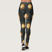John Thornton The Night-Blaswing Cereus Botanical Leggings (Rückseite)
