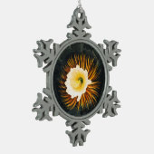 John Thornton The Night-Blaswing Cereus Botanical Schneeflocken Zinn-Ornament (Links)
