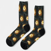 John Thornton The Night-Blaswing Cereus Botanical Socken (Linkes Detail)