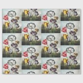 John Thornton Tulips aus dem Tempel der Flora Geschenkpapier (Flach)