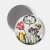 John Thornton Tulips aus dem Tempel der Flora Magnet (Vorderseite/Rückseite)