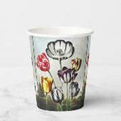 John Thornton Tulips aus dem Tempel der Flora Pappbecher (Links)