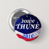 John Thune 2016 Button (Vorne & Hinten)