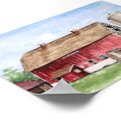 John Trescher Barn-Poster Poster (Ecke)
