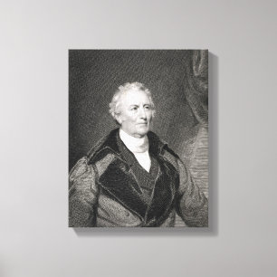 John Trumbull (1756-1843) graviert durch Asher Leinwanddruck