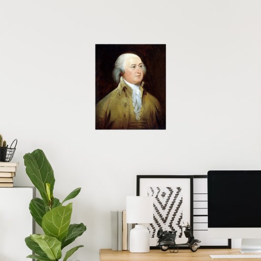 John Trumbull John Adams Poster (Heimbüro)