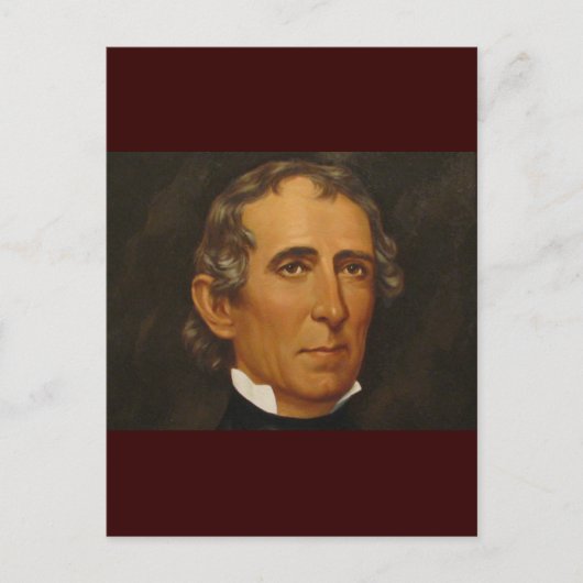John Tyler 10. Postkarte (Vorderseite)