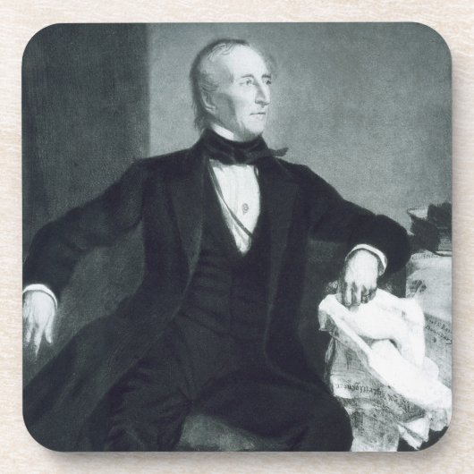 John Tyler, 10. Präsident der Vereinigten Staaten Untersetzer (Vorderseite)