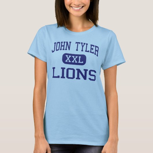 John Tyler - Löwen - Highschool - Tyler Texas T-Shirt (Vorderseite)