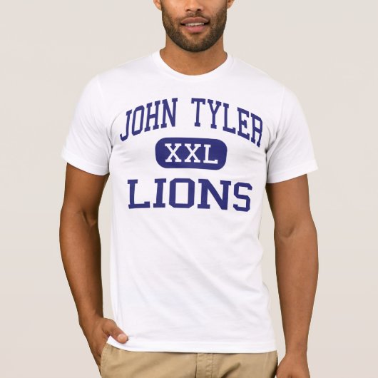 John Tyler - Löwen - Highschool - Tyler Texas T-Shirt (Vorderseite)