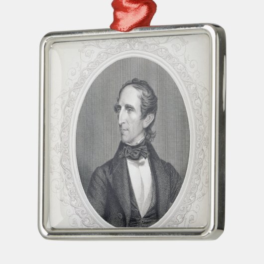 John Tyler Silbernes Ornament (Links)