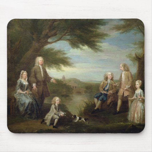 John und Elizabeth Jeffreys und ihre Kinder, 17 Mousepad (Vorne)