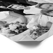 John und Jackie Kennedy mit ihrer Hochzeitsfeier Poster (Ecke)