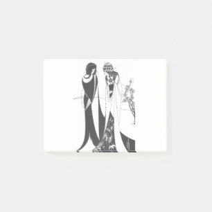 John und Salome, durch Aubrey Beardsley. HD Post-it Klebezettel
