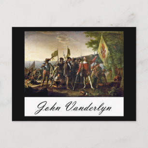 John Vanderlyn Ankunft von Columbus Postkarte