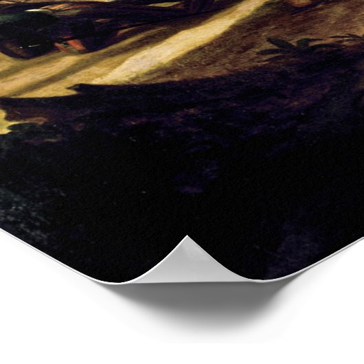 John Vanderlyn Landing of Columbus Poster (Ecke)