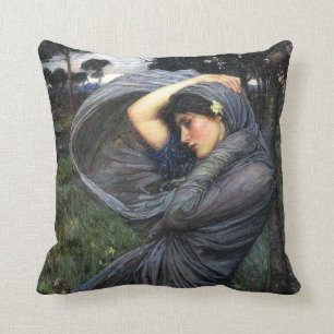 John W. Waterhouse Pre-Raphaelite Boreas Pillow Kissen