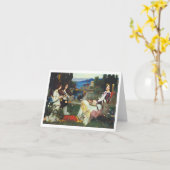 John W Waterhouse - Saint Cecilia (1895) Karte (Gelbe Blume)