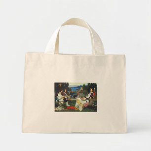 John W Waterhouse - Saint Cecilia (1895) Mini Stoffbeutel