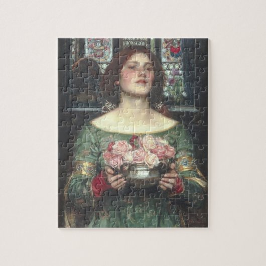 John W Waterhouse - Versammlung YE Rosebuds (1908) Puzzle (Vertikal)
