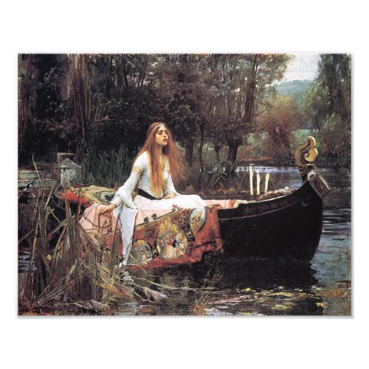John Waterhouse 1888 "The Lady of Shallot" Fotodruck (Vorne)