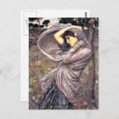 John Waterhouse - Boreas, 1903, Kunstwerk Postkarte (Vorne/Hinten)