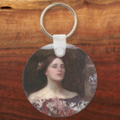 John Waterhouse- Gather Ye Rosenknospe oder Opheli Schlüsselanhänger (Vorderseite)