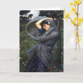 John Waterhouse Pre-Raphaelite Boreas Karte (Gelbe Blume)
