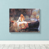 John Waterhouse The Lady of Shallot Leinwanddruck (Insitu (Holzboden))
