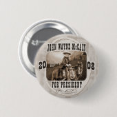 John Wayne McCain '08 Button (Vorne & Hinten)