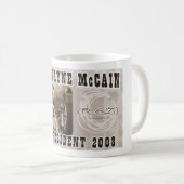 John Wayne McCain '08 Kaffeetasse (VorderseiteRechts)