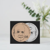 John We Trust Postkarte (Stehend Vorderseite)