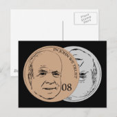 John We Trust Postkarte (Vorne/Hinten)